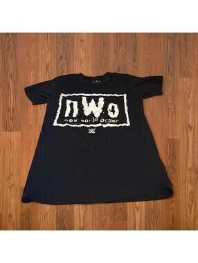 2022 WWE nWo New World Order Black T-Shirt Wrestling Tee Size S
